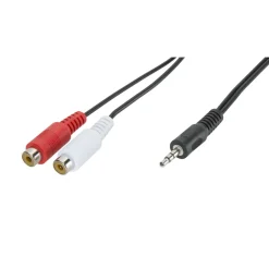 Adapter 3,5 mm-hane till 2x RCA-honor 1,5 m