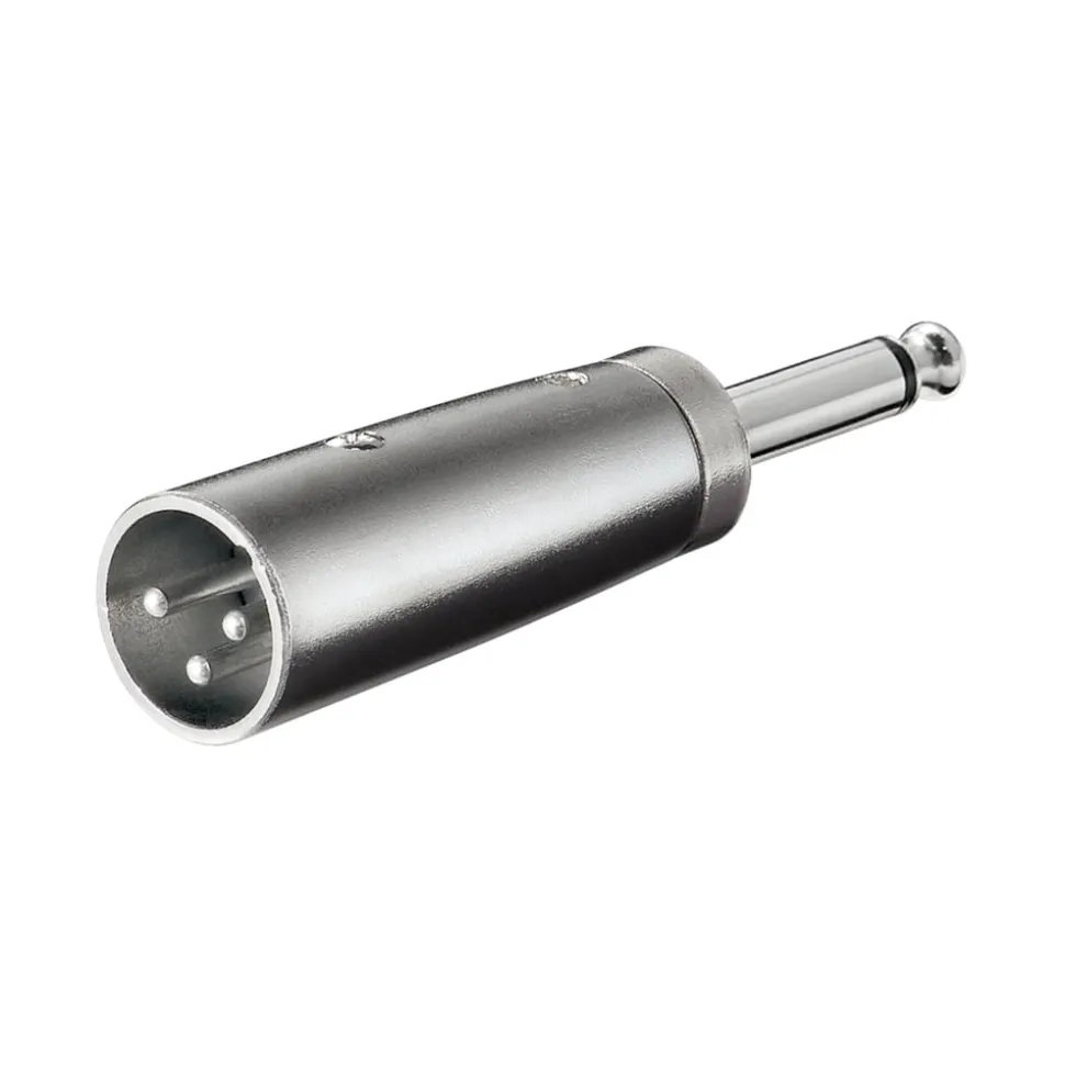 Adapter XLR-hane till 6,3 mm-hane