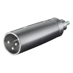 Adapter XLR-hane till RCA-hane