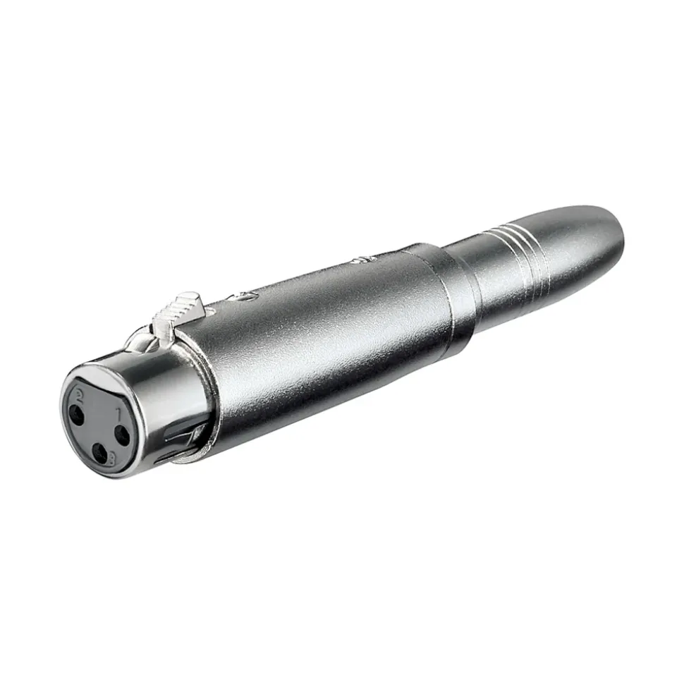 Adapter XLR-hona till 6,3 mm-hona