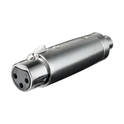Adapter XLR-hona till RCA-hona