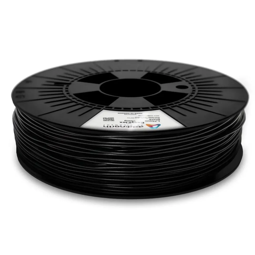 Addnorth Easyflex TPU-filament 95A för 3D-skrivare 1,75 mm Svart