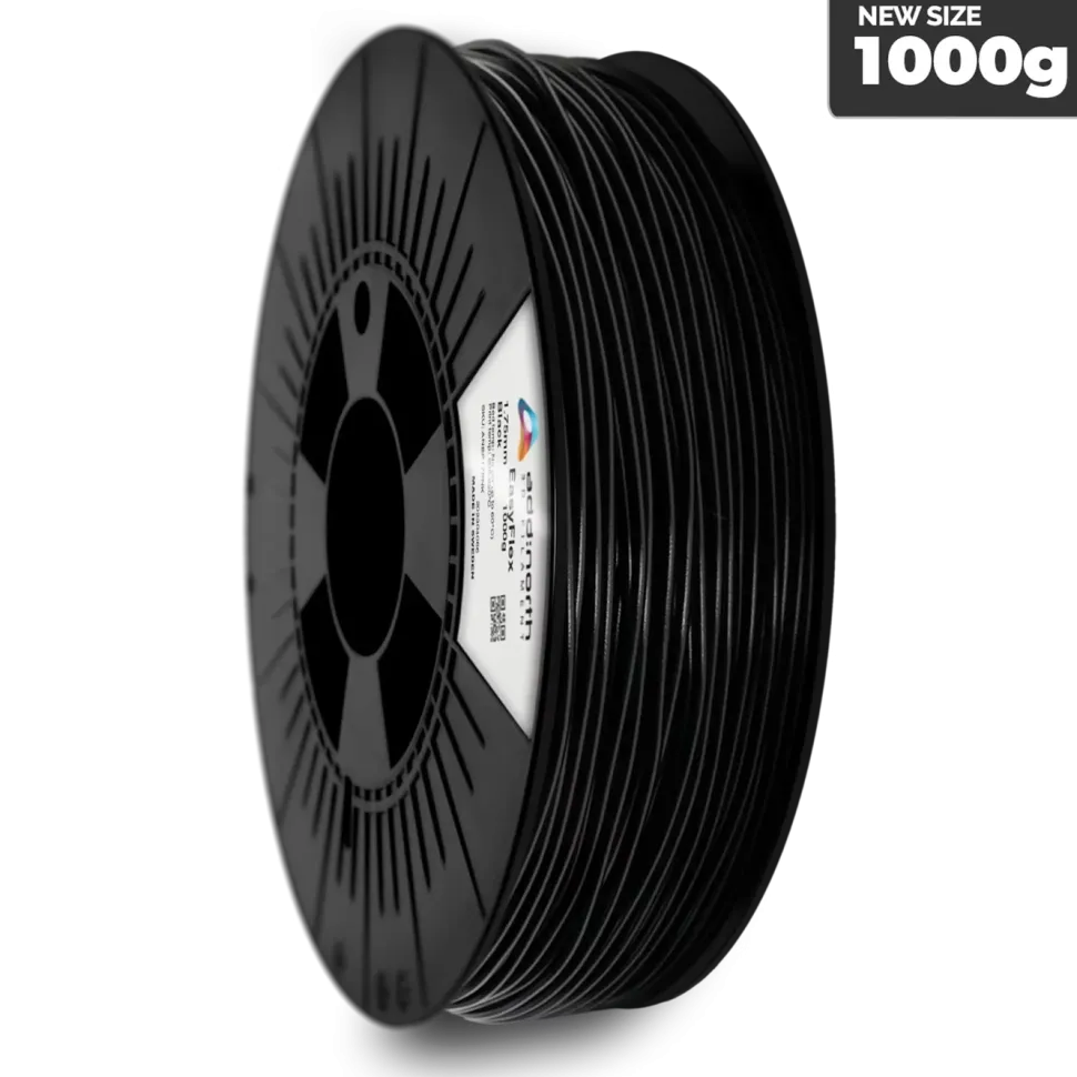 Addnorth Easyflex TPU-filament 95A för 3D-skrivare 1,75 mm Svart