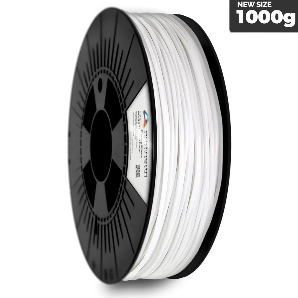 Addnorth EasyFlex TPU-filament 95A för 3D-skrivare 1,75 mm Vit