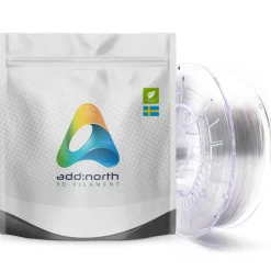 Addnorth PETG-filament för 3D-skrivare 1,75 mm Transparent