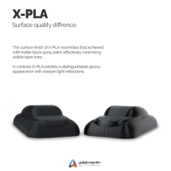 Addnorth X-PLA-filament för 3D-skrivare 1,75 mm Svart