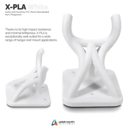 Addnorth X-PLA-filament för 3D-skrivare 1,75 mm Vit