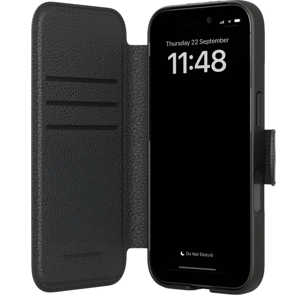 agood company Mobilplånbok iPhone 17 Svart