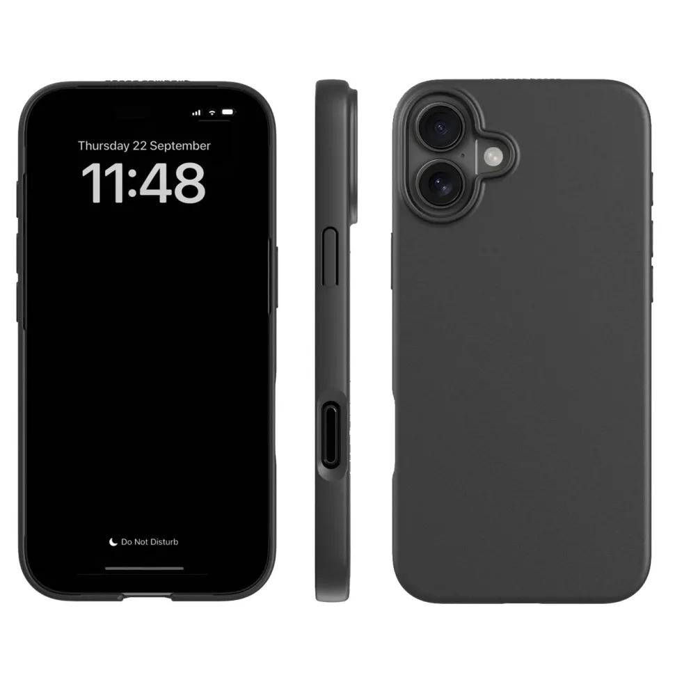 agood company Växtbaserat mobilskal iPhone 16 Plus Svart