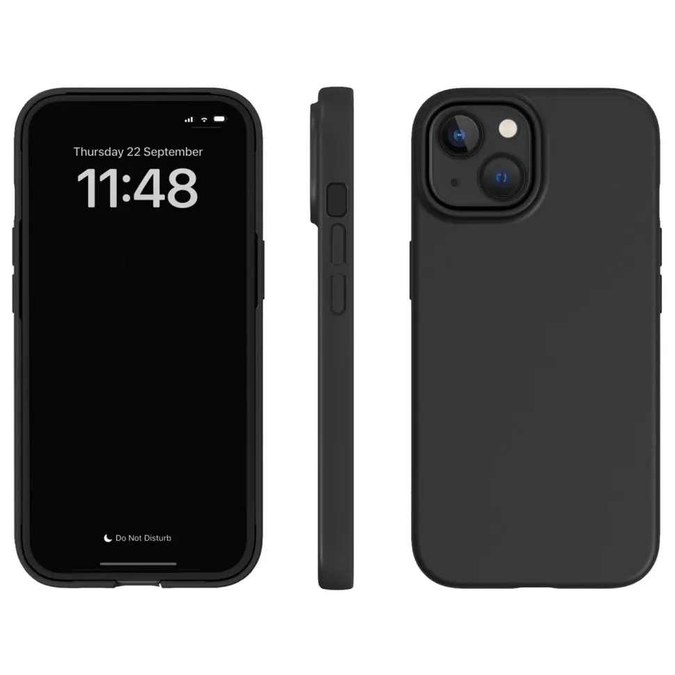 agood company Växtbaserat mobilskal iPhone 15 Svart