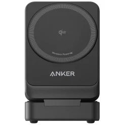 Anker MagGo Trådlös och vikbar 3-i-1-laddstation Svart