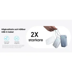 Anker Nano powerbank 30 W 10000 mAh Grön