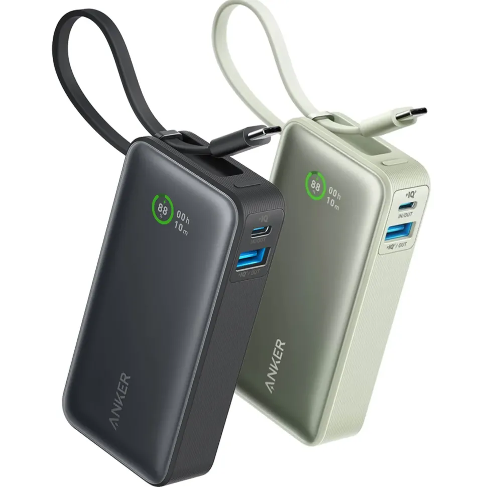 Anker Nano powerbank 30 W 10000 mAh Grön
