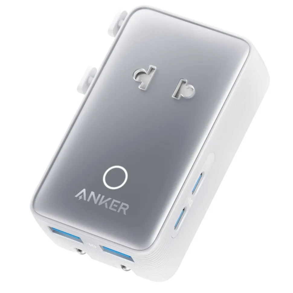 Anker Nano Travel Adapter 5-i-1 reseadapter (20 W) Vit