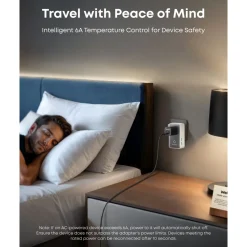 Anker Nano Travel Adapter 5-i-1 reseadapter (20 W) Vit