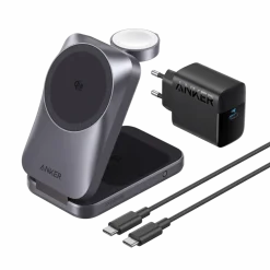 Anker Prime Foldable trådlös laddstation 3-i-1 MagGo Svart