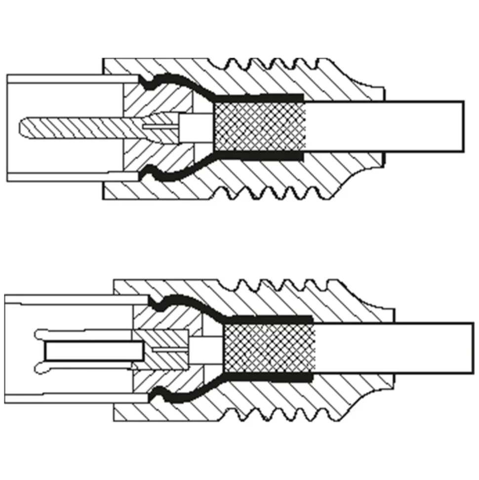 Antennkabel Vit 5 m