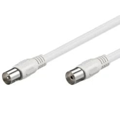 Antennkabel Vit 1 m