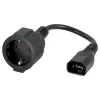 Apparatkabel C14 till jordat uttag 0,2 m