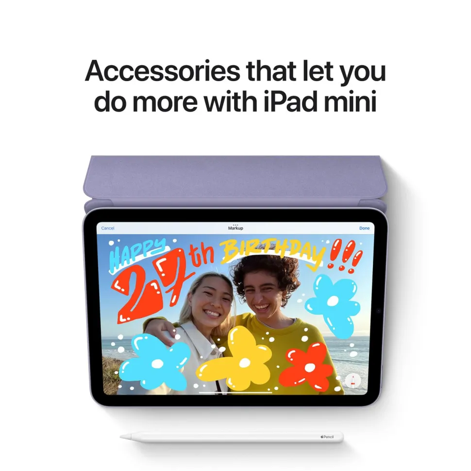 Apple iPad mini (6:e gen.) 64 GB 5G Stjärnglans