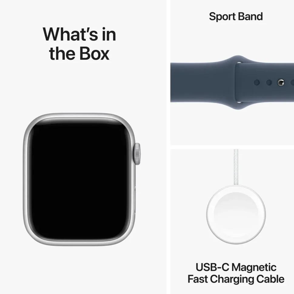 Apple Watch Series 9 GPS + Cellular 45 mm Silver M/L