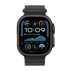 Apple Watch Ultra 2 GPS + Cellular Black Titanium Case med Black Ocean band