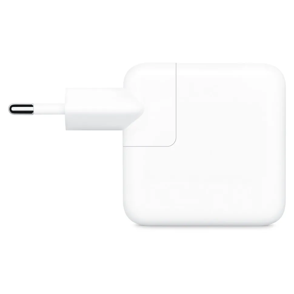 Apple 35 W usb-c-strömadapter med två portar