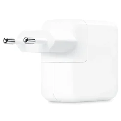 Apple 35 W usb-c-strömadapter med två portar