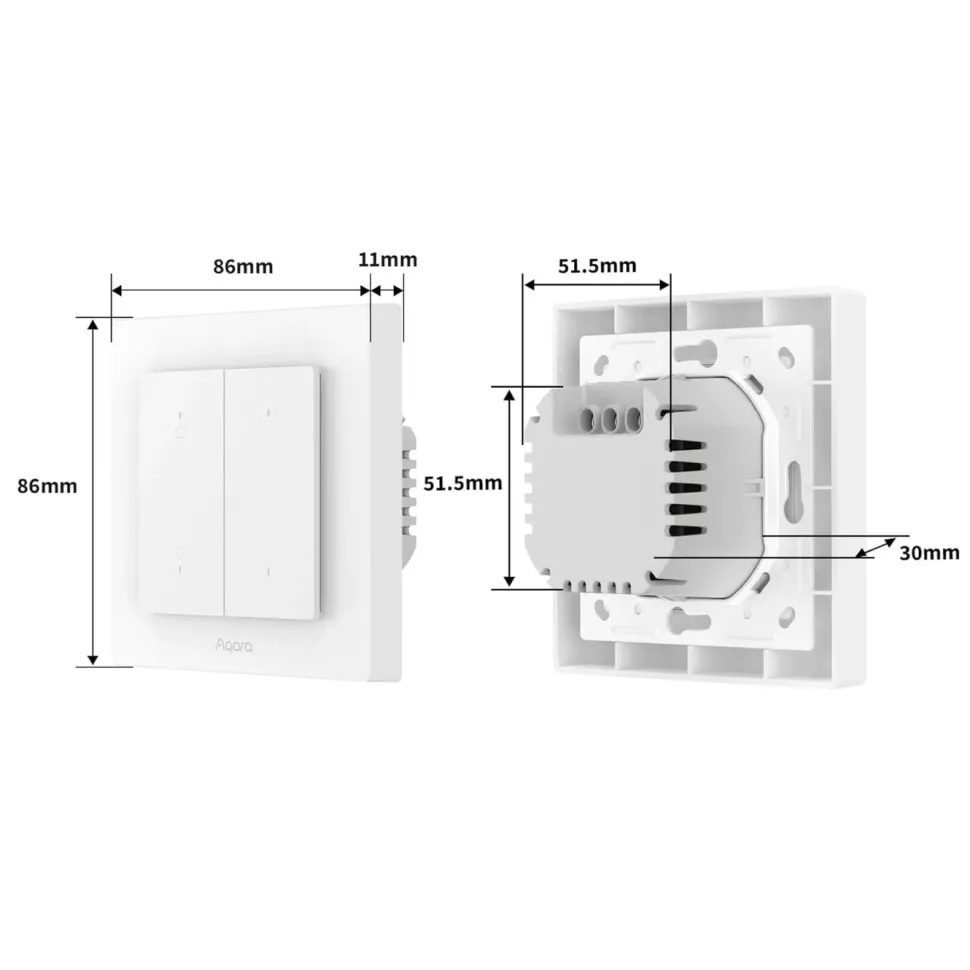 Aqara Shutter Switch H2 EU för rullgardiner och persienner