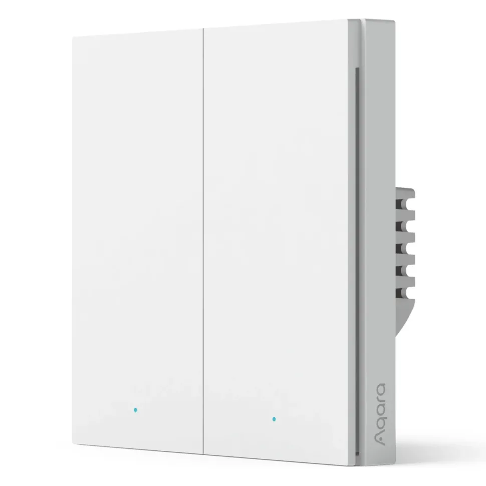 Aqara Smart Wall Switch H1 Dubbel med neutralledare