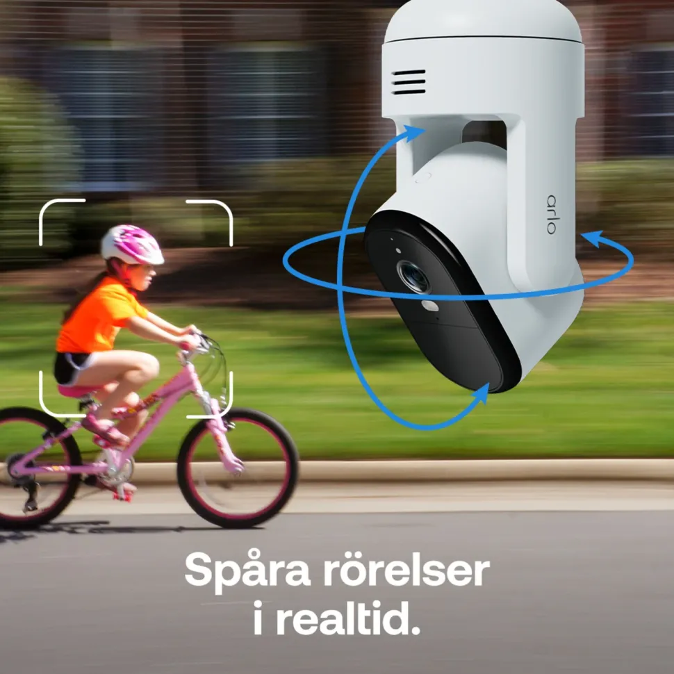 Arlo Essential 3 HD PTZ – Nätansluten övervakningskamera 2-pack