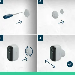 Arlo Essential 2 HD – Trådlös övervakningskamera 2-pack