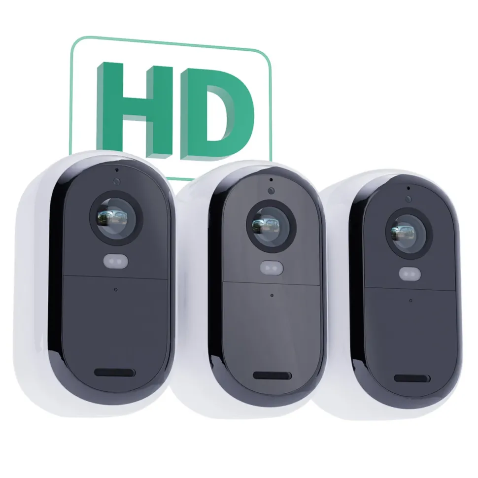 Arlo Essential 2 HD – Trådlös övervakningskamera 3-pack