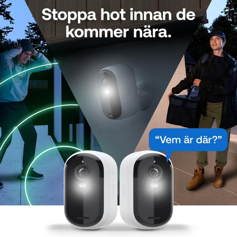 Arlo Essential 3 HD – Trådlös övervakningskamera 2-pack