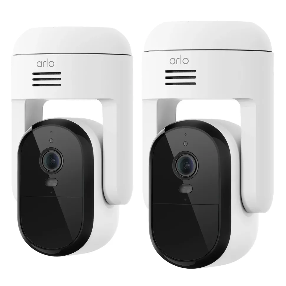 Arlo Essential 3 2K PTZ – Trådlös övervakningskamera 2-pack