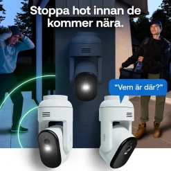 Arlo Essential 3 2K PTZ – Trådlös övervakningskamera 2-pack