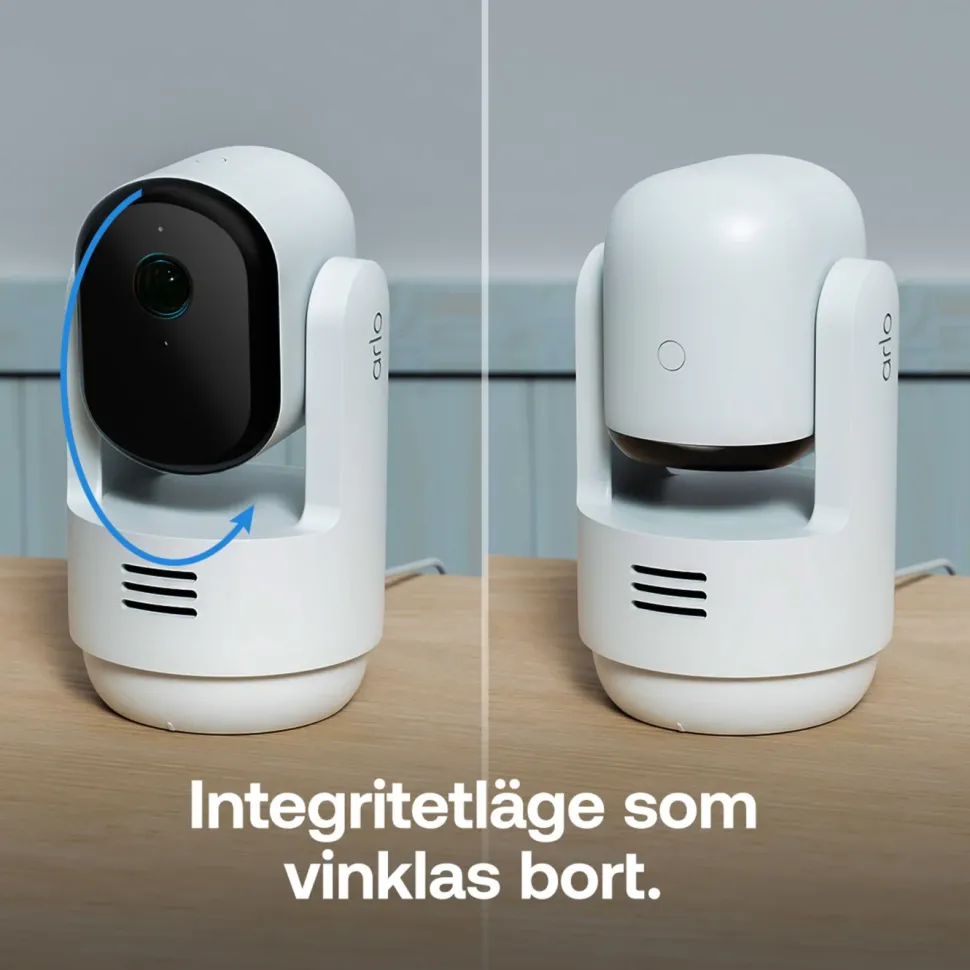 Arlo Essential 3 2K PTZ – Övervakningskamera inomhus 2-pack