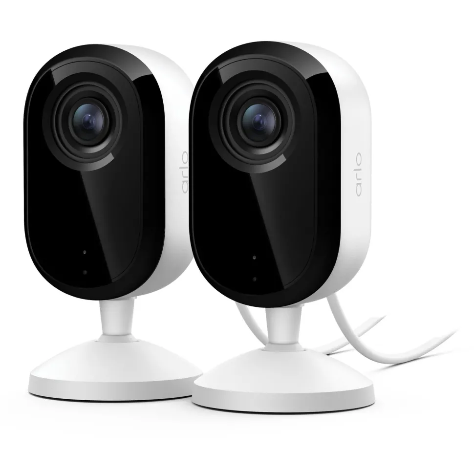 Arlo Essential 3 2K – Övervakningskamera inomhus 2-pack