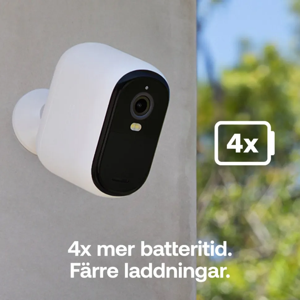 Arlo Essential 3 XL 2K – Trådlös övervakningskamera 3-pack