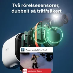 Arlo Ultra 3 4K – Trådlös övervakningskamera 4-pack