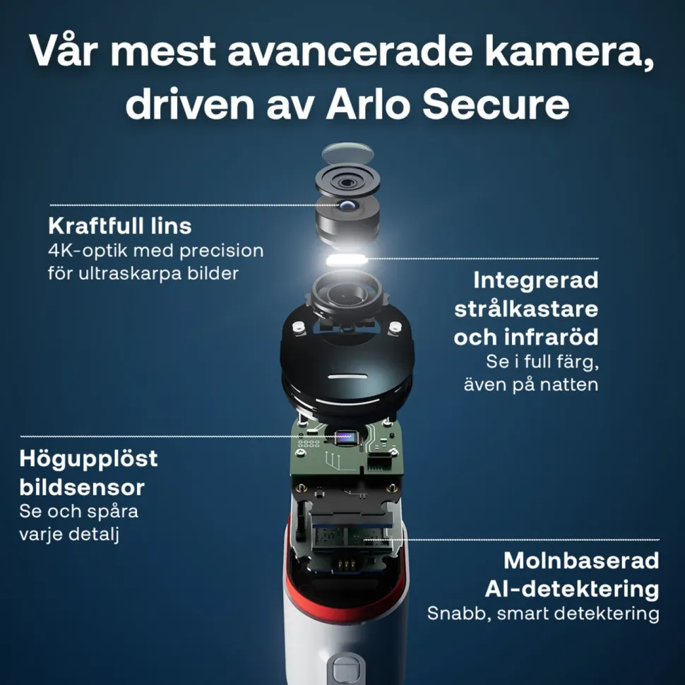 Arlo Ultra 3 4K – Trådlös övervakningskamera 1-pack
