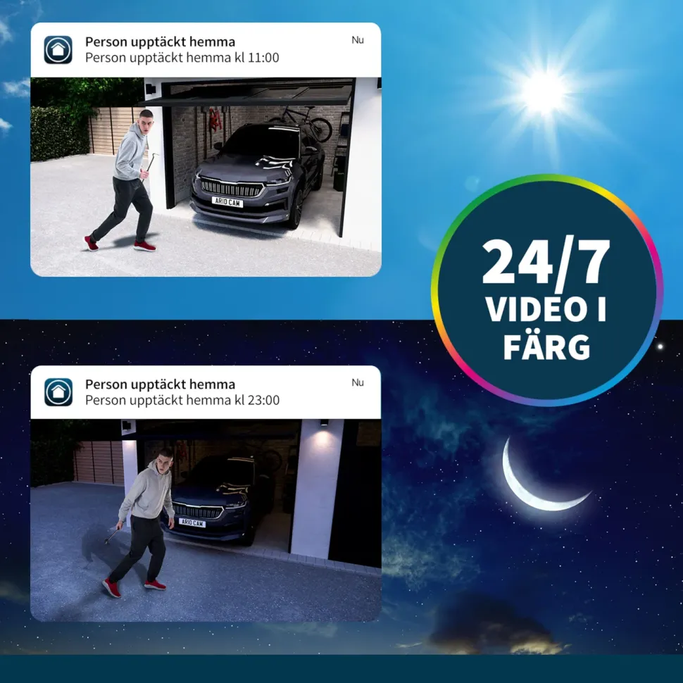 Arlo Ultra 2 Spotlight – Trådlös övervakningskamera 4-pack Vit
