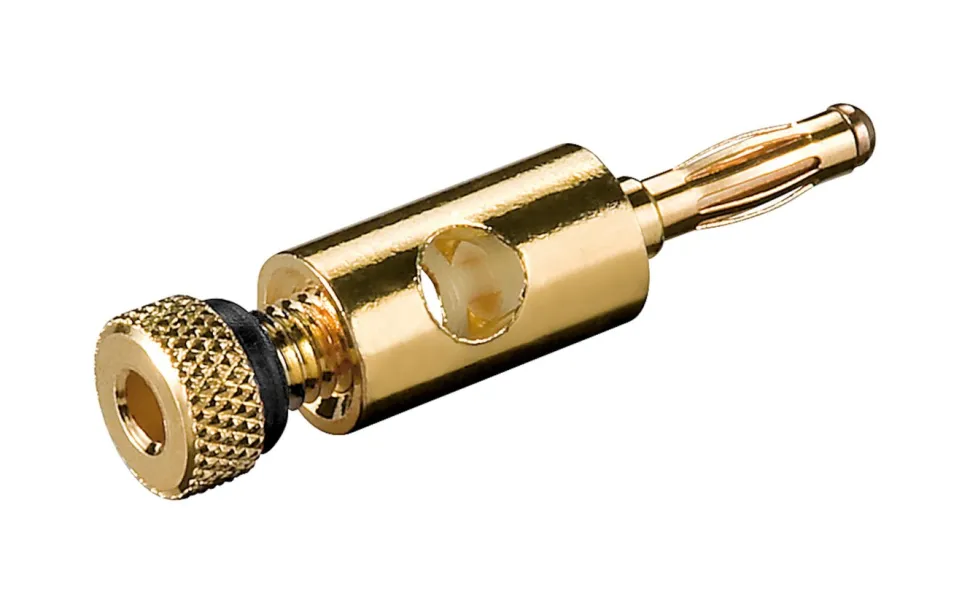 Banankontakt 4 mm Svart