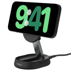 Belkin BoostCharge Pro Laddställ med Qi2 15 W Svart