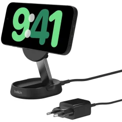 Belkin BoostCharge Pro Laddställ med Qi2 15 W Svart