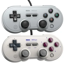 8Bitdo SN30 Pro Handkontroll med USB-anslutning Grå
