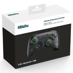 8Bitdo Ultimate 2C trådlös handkontroll – Transparent Black