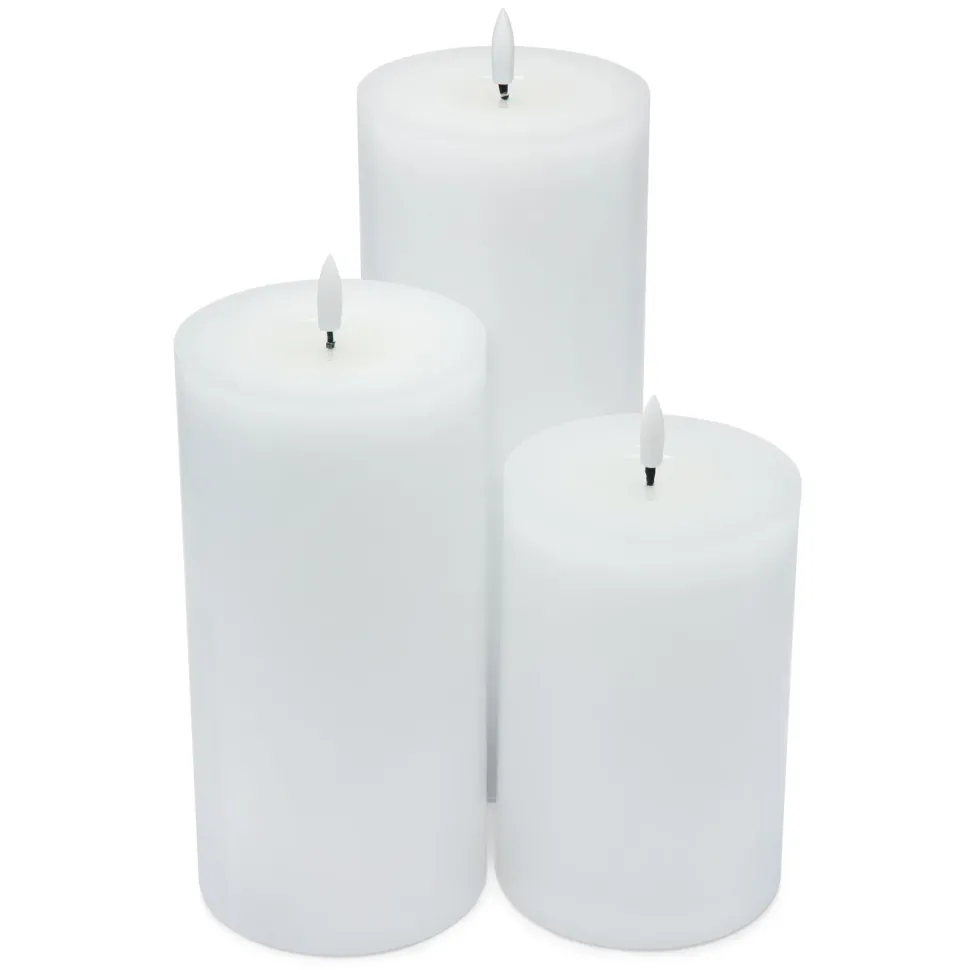 Blockljus LED 3-pack