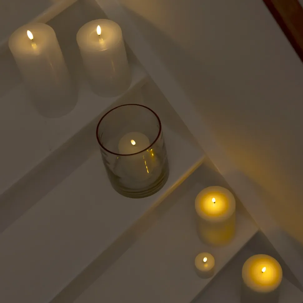 Blockljus LED 3-pack