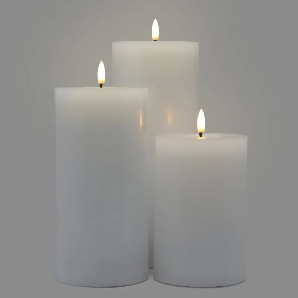Blockljus LED 3-pack